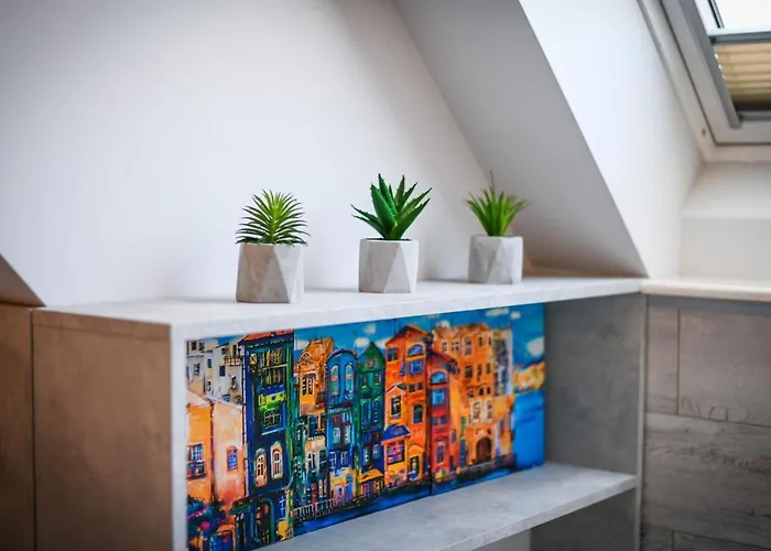 公寓 Cloud 6 -top Center,360° View,free Private Parking *